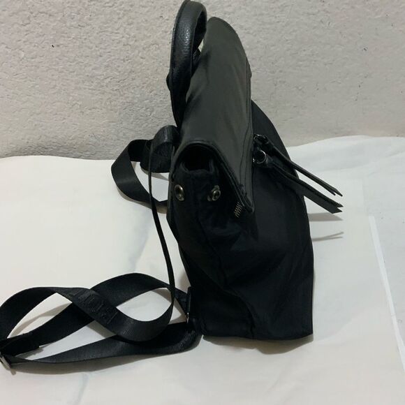 Botkier Mini Black Faux Leather Nylon Backpack main image 12